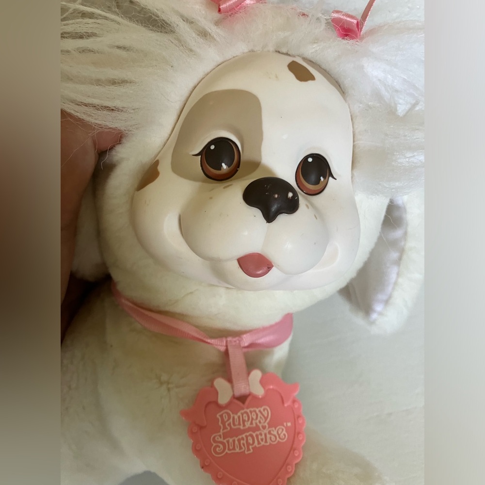 1990s Puppy Surprise Plush with 2 Puppies - Picture 3 of 11